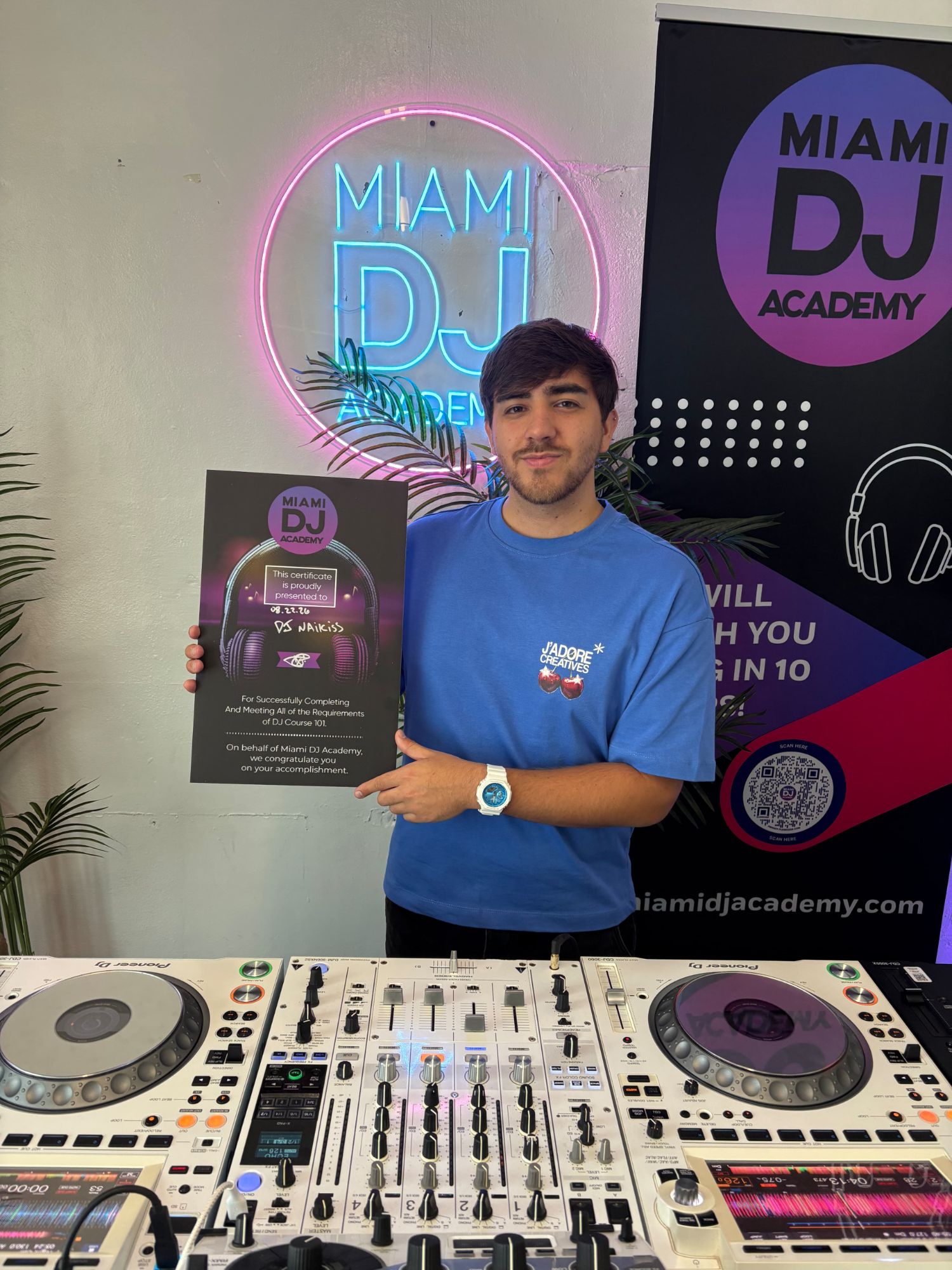 DJ Naikiss at Miami DJ Academy